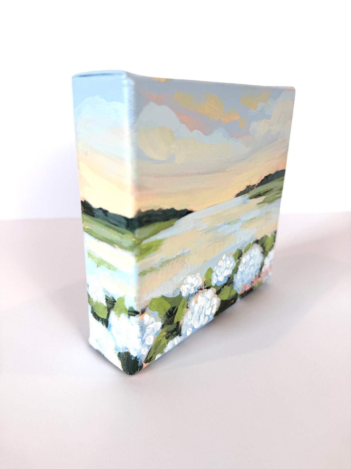Mini Hydrangea Horizon - Original Painting
