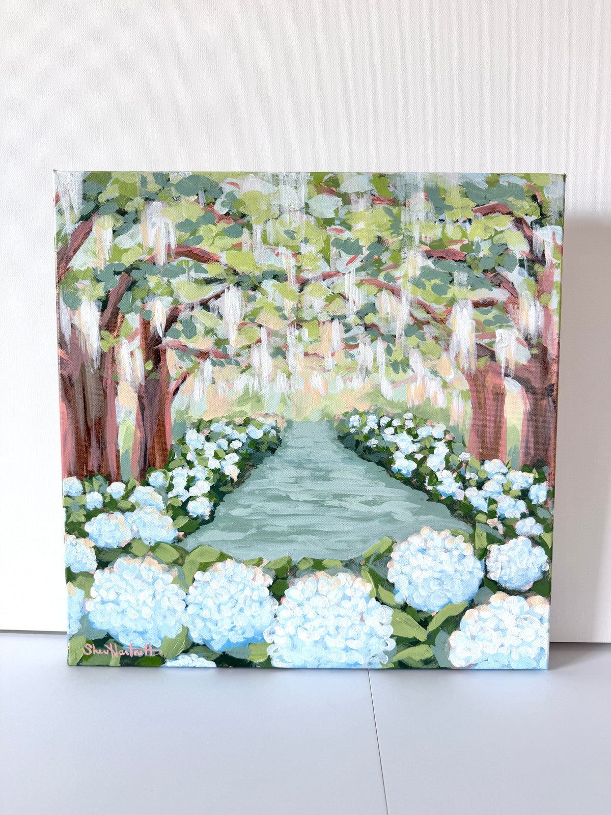 Hydrangea Horizon - Original Painting