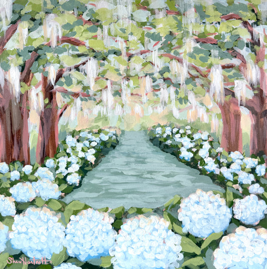 Hydrangea Horizon - Original Painting