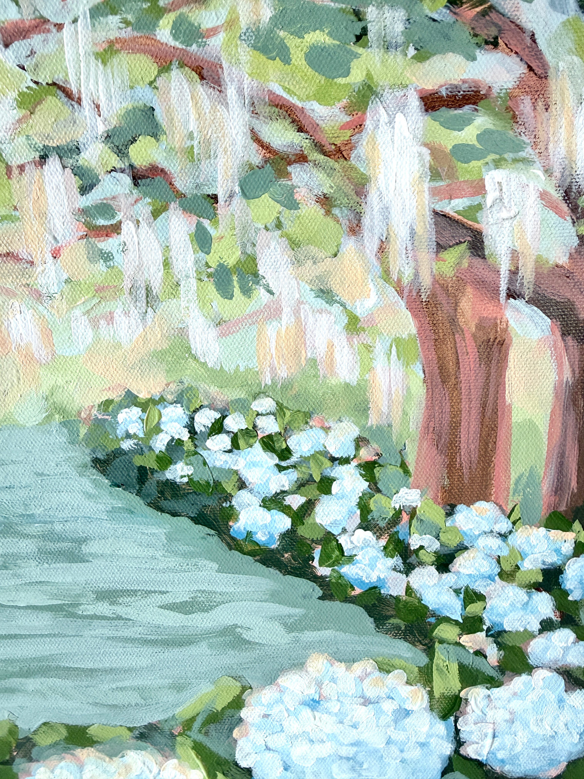 Hydrangea Horizon - Original Painting