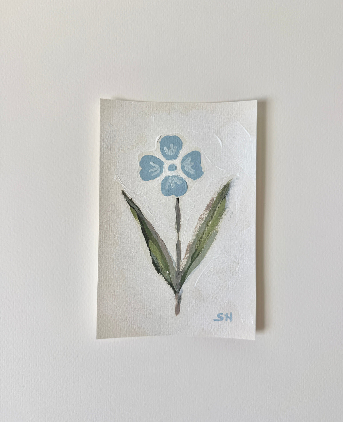 Original Floral Acrylic Painting | 4x6