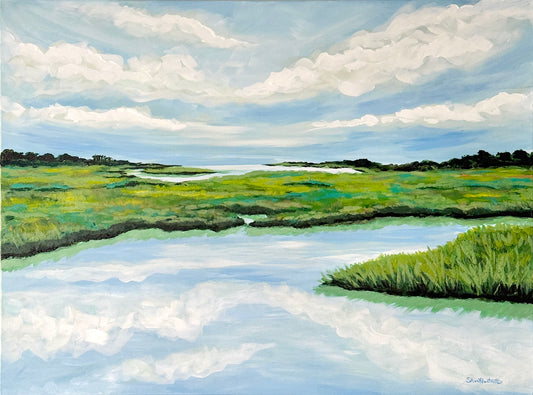 Endless Blue Marsh — Lowcountry Fine Art Print