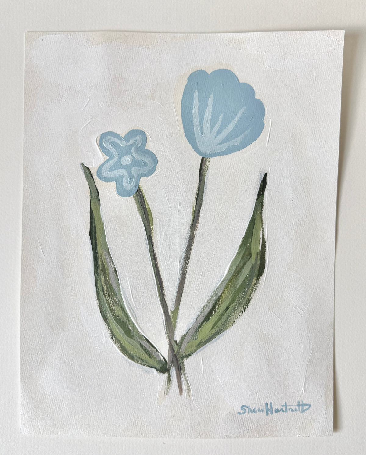 Original Floral Acrylic Painting | 11x14