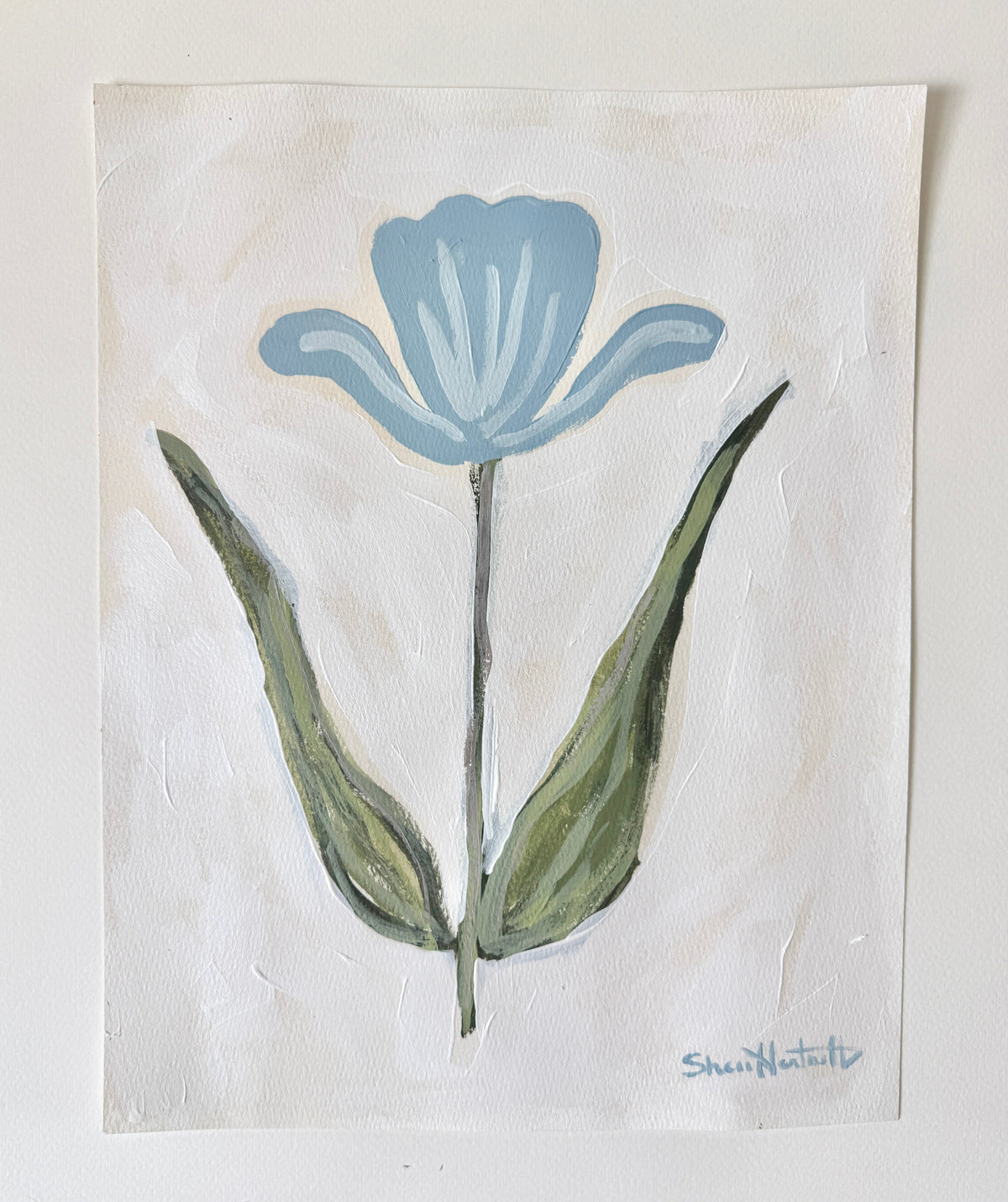 Original Floral Acrylic Painting | 11x14