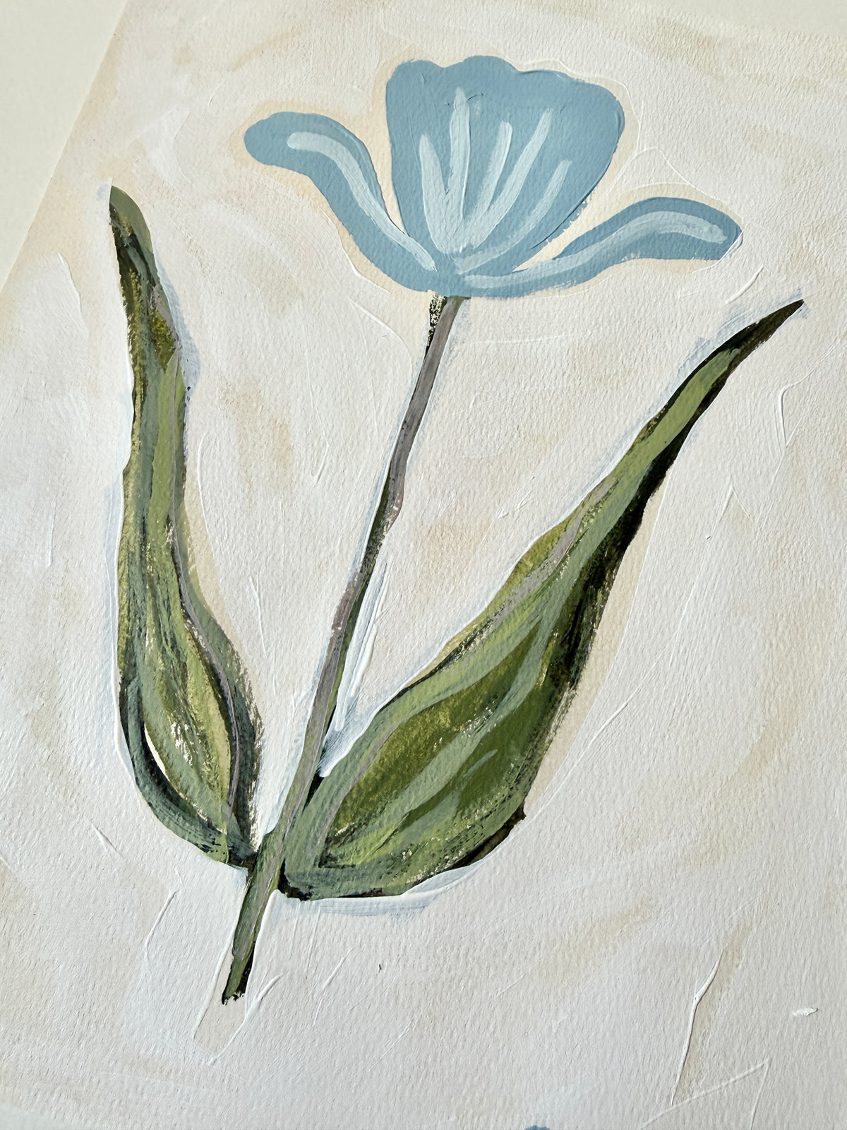 Original Floral Acrylic Painting | 11x14