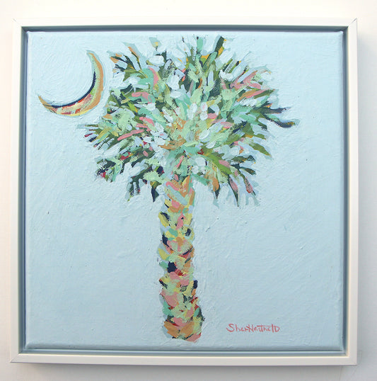 Palm and Moon #2 (Available April 17th)-Original Painting