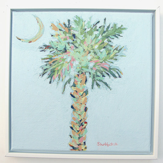 Palm and Moon #1 (Available April 17th)-Original Painting