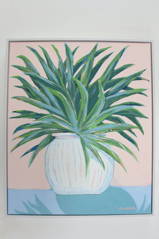 Palms Vase (Available April 17th)- Original Painting