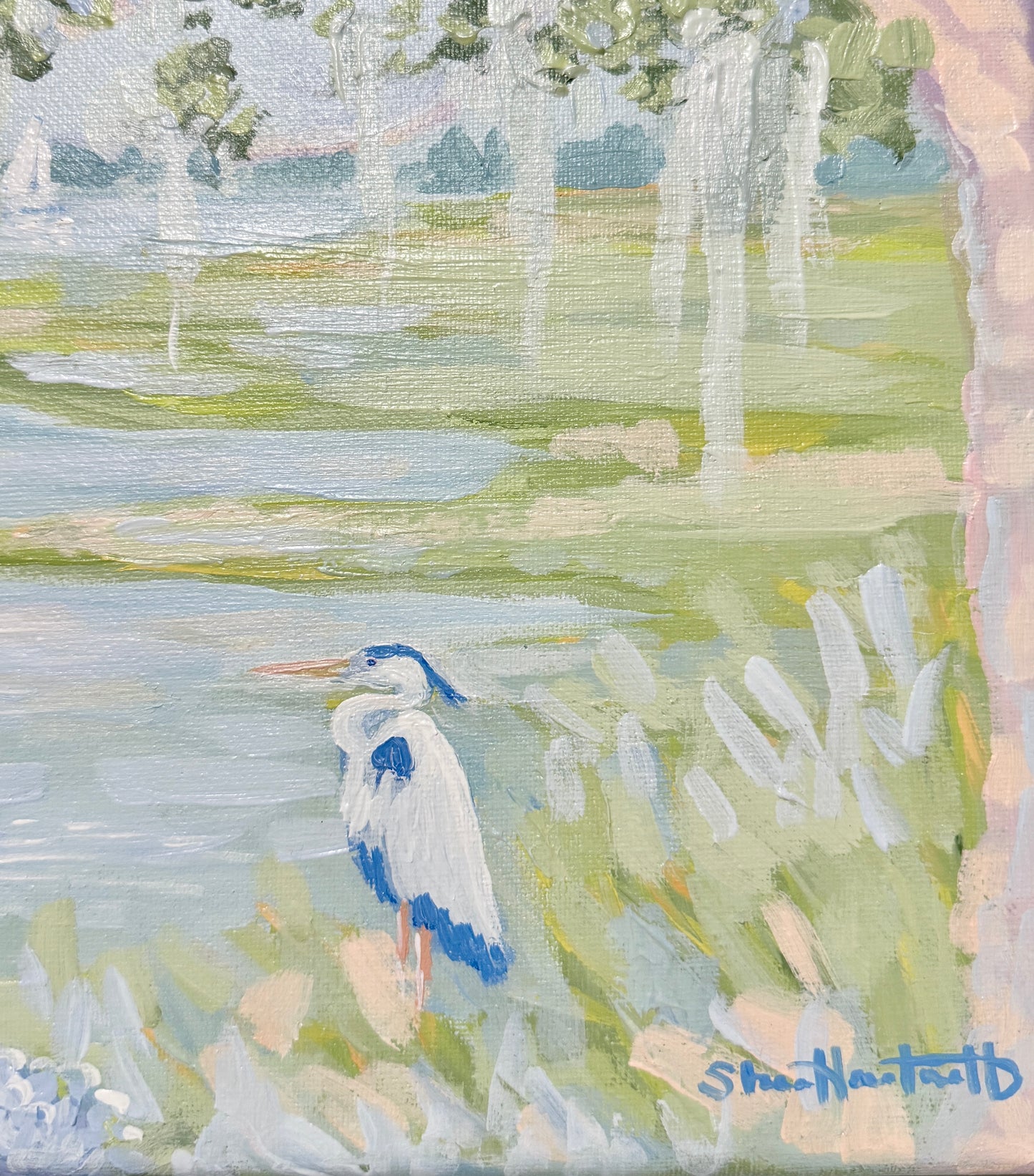 Low Tide Lullaby – Original Coastal Landscape Painting