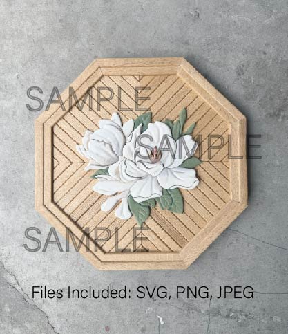 Magnolia Flower Template