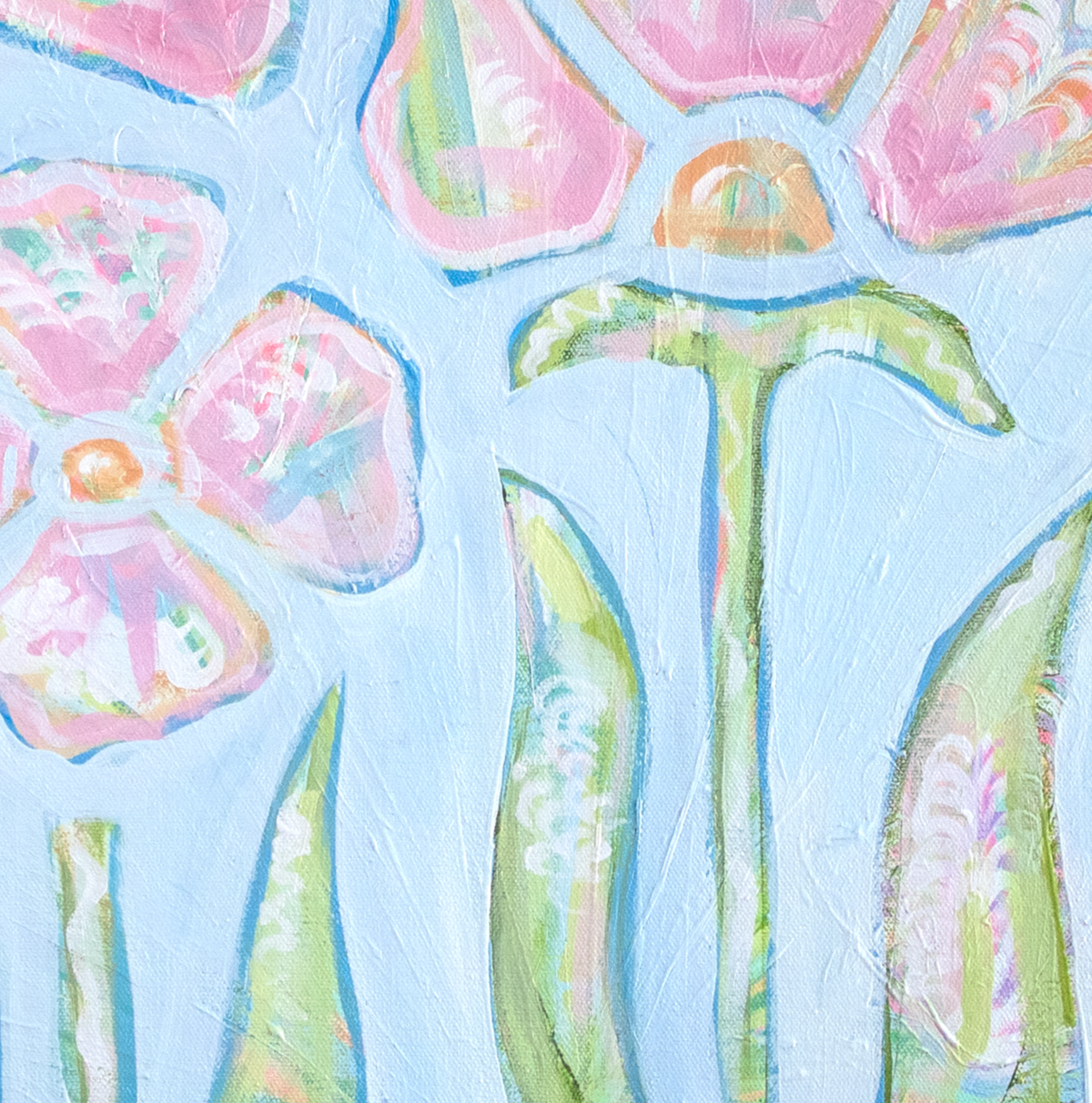 Blue Blooms - Floral Fine Art Print