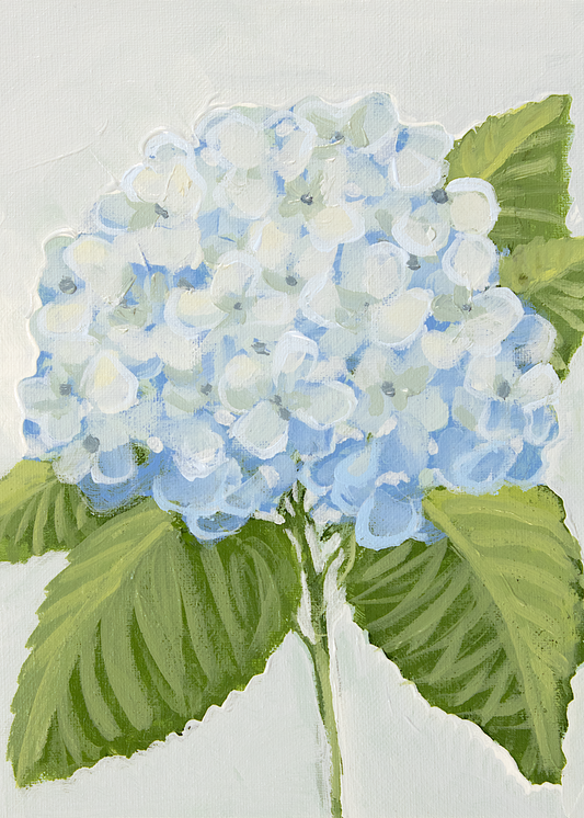 Hydrangea No. 1 — Blue Hydrangea Fine Art Print