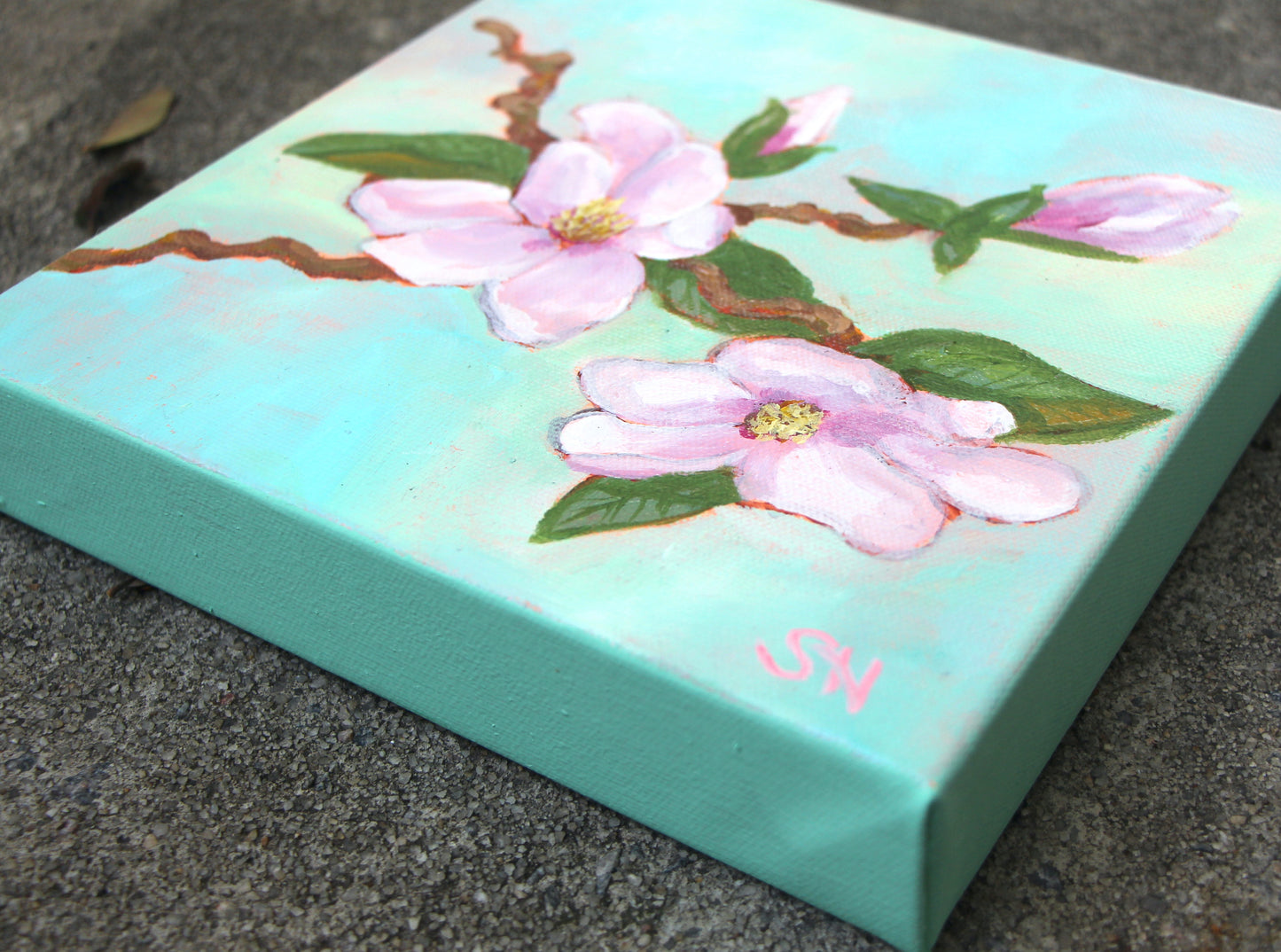 Sweet Magnolia #1- Oil Painting