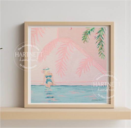 Giclee Print "Spa Day" - Seaside Collection