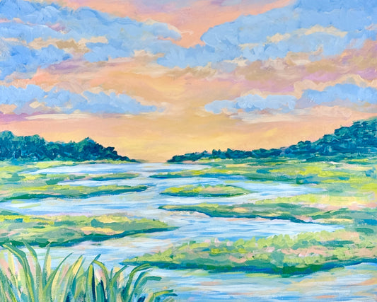 Sunset Marsh — Lowcountry Fine Art Print