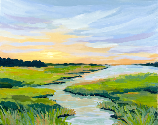 Where the Tide Whispers — Lowcountry Marsh Fine Art Print