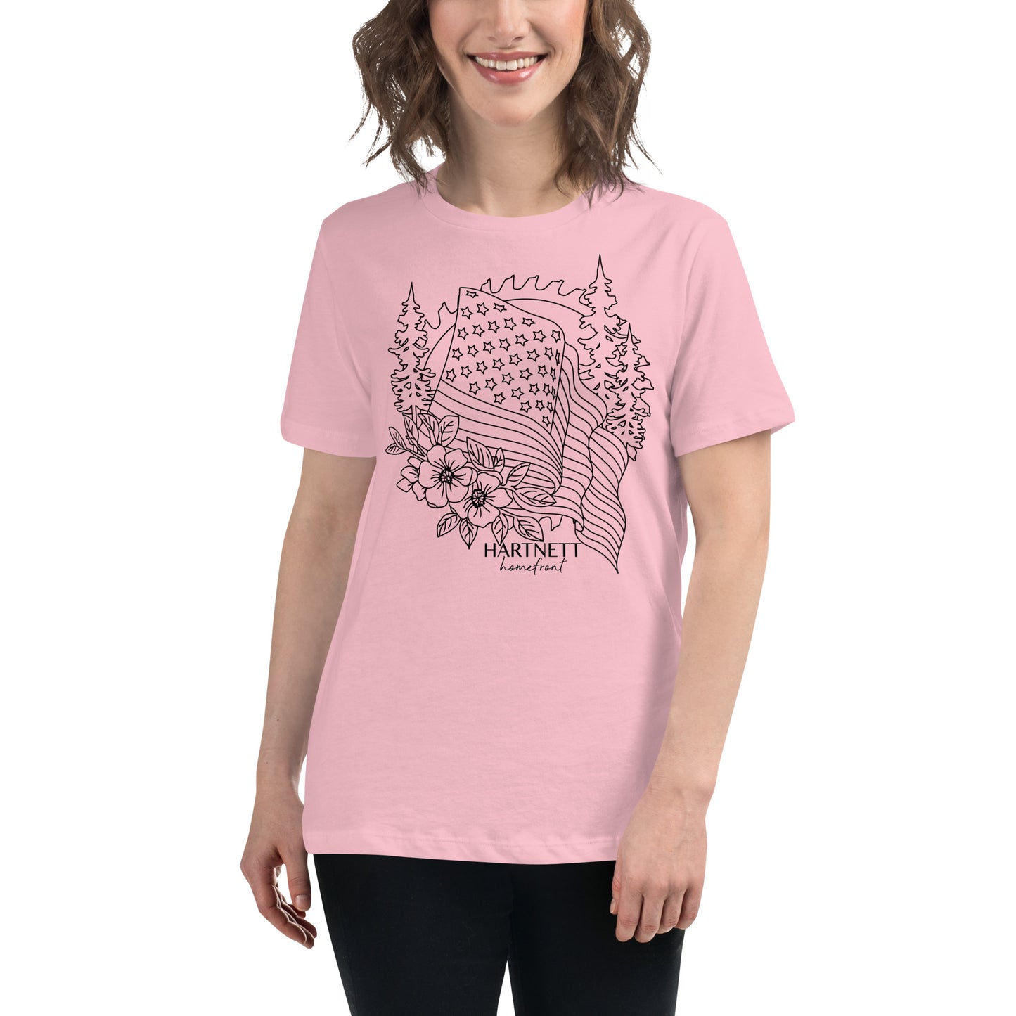 Women's Relaxed T-Shirt- Line Art- Sawblade
