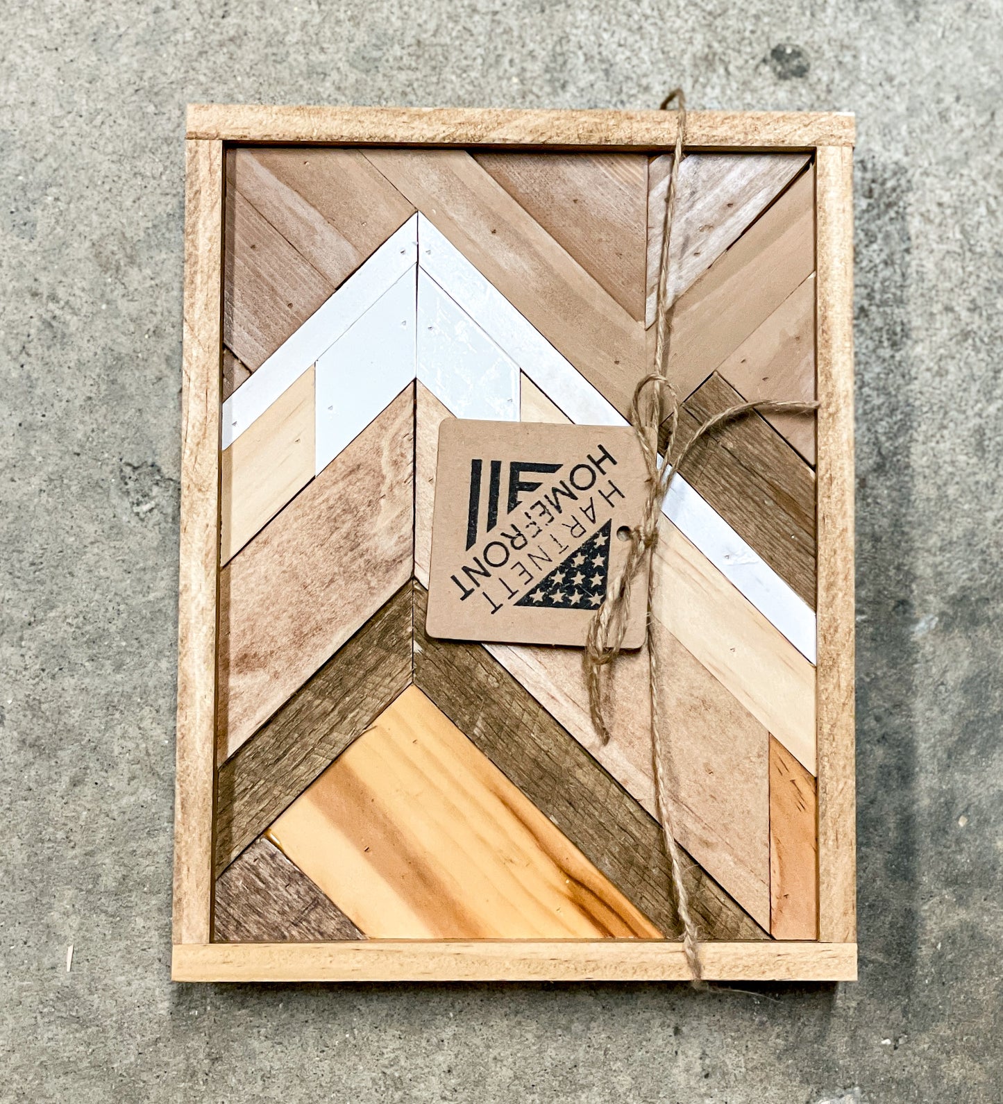 Wooden Mountain Art- Geometric/Mosaic art