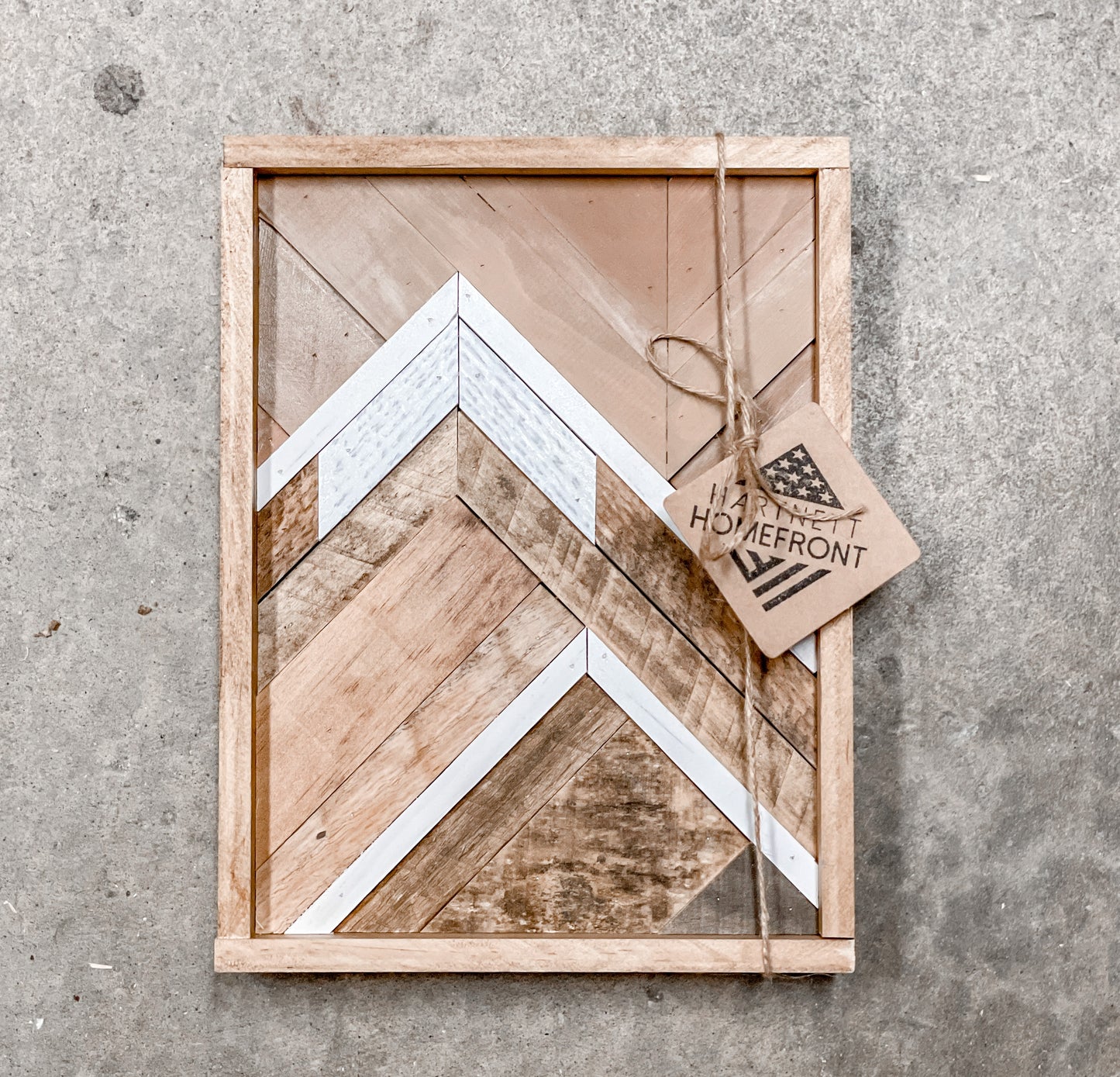 Wooden Mountain Art- Geometric/Mosaic art